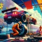 DALL·E 2024 05 20 14.52.42 Create a horizontal 8k resolution anime style scene depicting a mechanic changing a car tire on a racetrack rendered in the vibrant and surreal styl 85x85